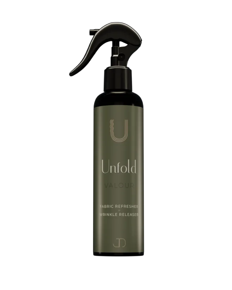 Unfold fabric refresher and wrinkle release spray - Valour.